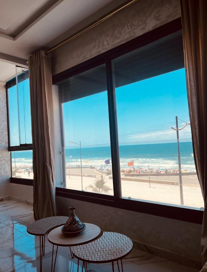 Golden Beach Elegance Sea View & Serenity Kenitra Bagian luar foto